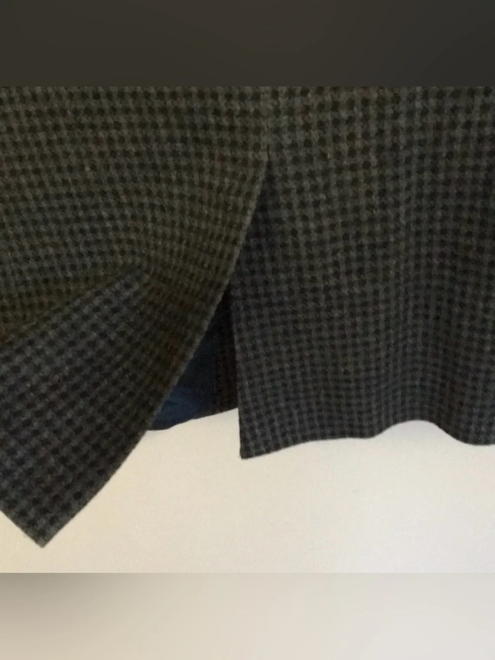 Men’s Vintage Wool Sports Coat Blazer, Pegues Place, Teel Black, 40R